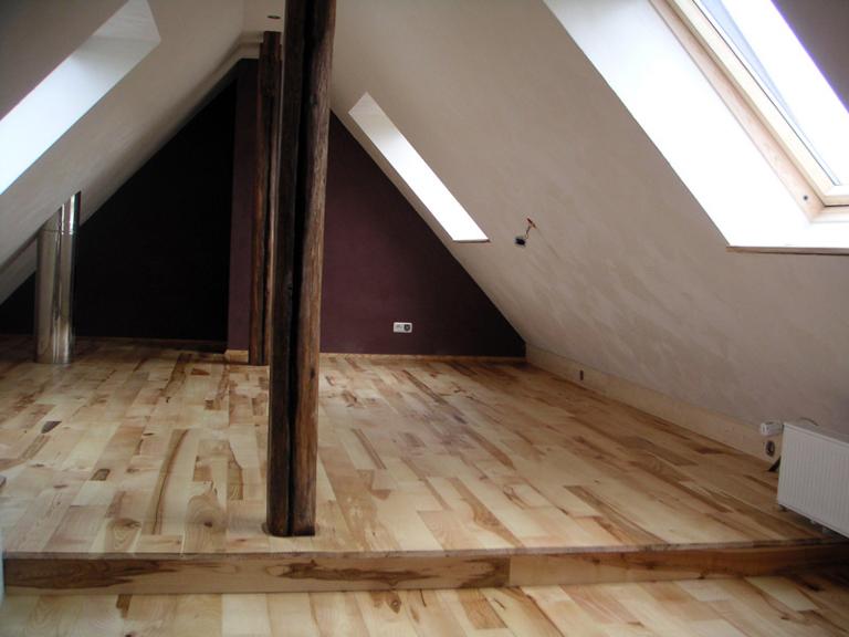 Unterbau im Obergeschoss Unterbau im Obergeschoss
